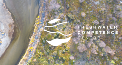 River aerial and FWCC logo